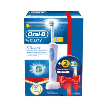 BRAUN Oral-B Vitality 3DWhite D12.513 + EB 18-2 3D White Luxe