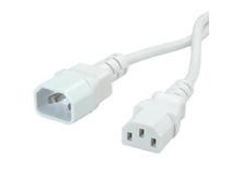 Obrázek k produktu: OEM  síťový prodlužovací kabel k počítači 230V 1,8m, bílý