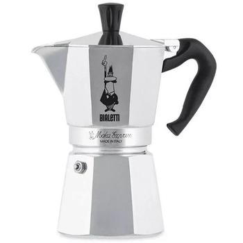 Moka express konvička BIALETTI MOKA EXPRESS 6 ŠÁLKŮ, stříbrná