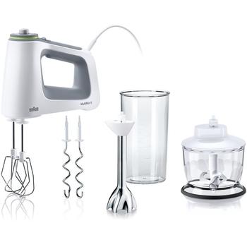 Ruční šlehač BRAUN HM 5137, šedá/bílá (grey/white)
