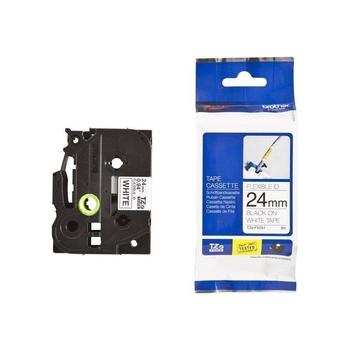 TZE-FX251, černý tisk na bílé, šířka 24 mm