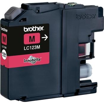 Inkoustová náplň BROTHER LC123M purpurový (magenta)