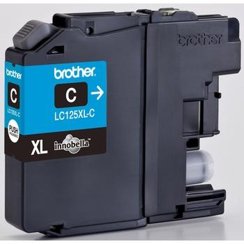 Inkoustová náplň BROTHER LC125XLC azurový (cyan)