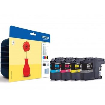 Inkoustová náplň BROTHER LC-121VALBP (multipack- Bk+CMY)