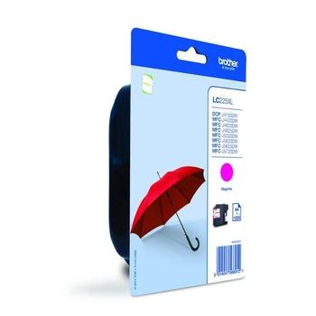Inkoustová náplň BROTHER LC-225XLM červená (red)