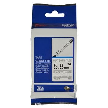 Smršťovací bužírka BROTHER HSE211 bílá-černá