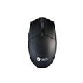 Myš C-TECH WLM-06S, černo-grafitová, bezdrátová, silent mouse, 1600DPI, 6 tlačítek, USB nano receive