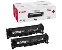 Obrázek k produktu: CANON  CRG-718BK (2-pack), černý (black), 2x3.400stran