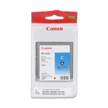 Inkoustová náplň CANON PFI-102 azurová (cyan)