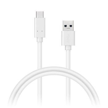 CONNECT IT Wirez USB-C (Type C) - USB, bílý, 2 m