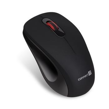 CONNECT IT "MUTE" bezdrátová optická tichá myš CMO-2230-BK