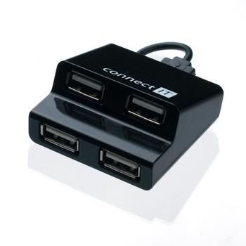 USB HUB CONNECT IT CI-108 černý (black)