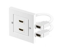 Obrázek k produktu: DIGITUS  HDMI zásuvka v panelu 2x HDMI A