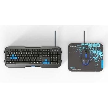 E-BLUE Polygon + myš Cobra II + podložka Mazer Marface S