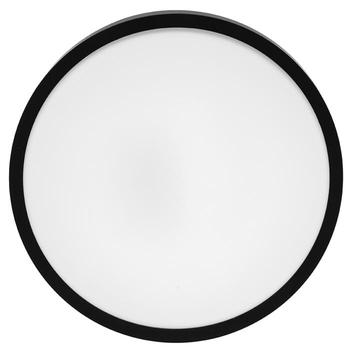 Svítidlo LED přisazené, 18W, 4000K, kruhové, černé  LIRA W3090-18W/CR