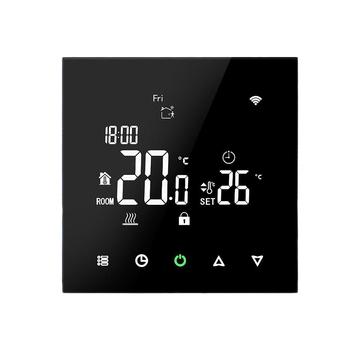 WIFI pokojový termostat pro spínání plynových i elektrických kotlů PT740B-NP WIFI černý