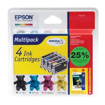 Inkoustová náplň EPSON C13T061540 všechny 4 barvy