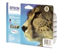Obrázek k produktu: EPSON  C13T071540, černá + azurová + purpurová + žlutá, multipack