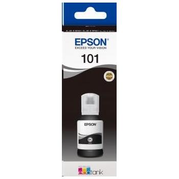 Inkoustová náplň EPSON EcoTank bottle 101, černá (black), 127 ml