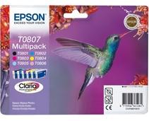 Obrázek k produktu: EPSON  C13T08074010, černá + barevné, multipack