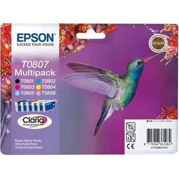 Inkoustová náplň EPSON C13T08074010 černá + barevné