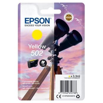 EPSON originální náplň 502 žlutá