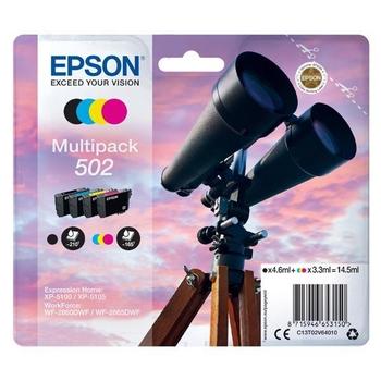 EPSON originální náplň 502 multipack, 4 barvy