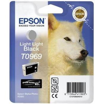 Inkoustová náplň EPSON T0969 Light Light Black