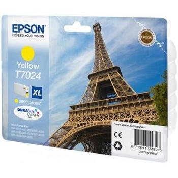 Inkoustová náplň EPSON T7024 C13T70244010 žlutá (yellow)