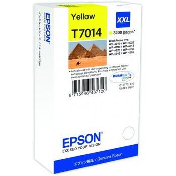 Inkoustová náplň EPSON T7014 C13T70144010 žlutá (yellow)