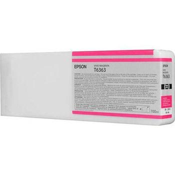 Inkoustová náplň EPSON T6363 purpurová (magenta)