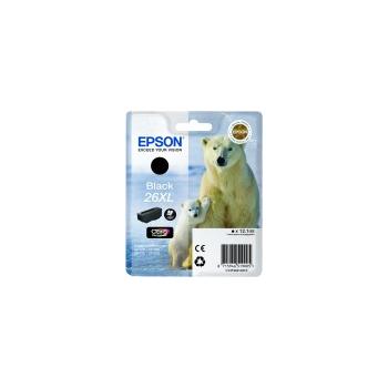Inkoustová náplň EPSON T2621 (č.26XL) lední medvěd černý (black)