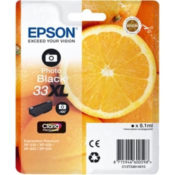 Inkoustová náplň EPSON T3361 (č.33XL) pomeranč photo černá