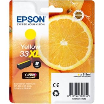 Inkoustová náplň EPSON T3364 (č.33XL) pomeranč C13T33644010 žlutá (yel