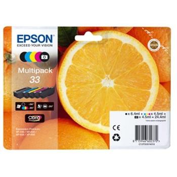 Inkoustová náplň EPSON T3337 (č.33) pomeranč 5 barev