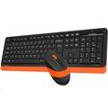 A4tech FG1010 FSTYLER set bezdr. klávesnice + myši, oranžová barva