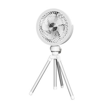 Platinet PRDF0556 stolní ventilátor 14,5 cm, výškově stavitelný tripod, funkce nočního osvětlení, ak