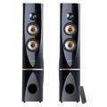 FENDA F&D repro T-88X/ 2.0/ 300W/ černé/ dřevěné/ BT4.2/ FM rádio/ USB/ optický vstup/ dálkové ovlád