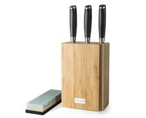 Obrázek k produktu: G21 Gourmet Damascus 3ks v bambusovém bloku + brusný kámen