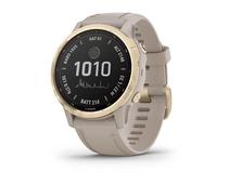 Obrázek k produktu: GARMIN fenix 6S PRO Solar, LightGold/Sand Band (MAP/Music)