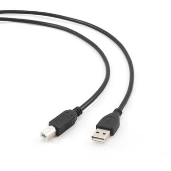 GEMBIRD kabel USB 2.0 AM-BM, 1,8m, šedý