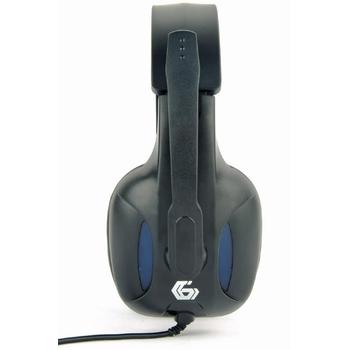 Gembird Gaming headset, černá/modrá