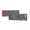 Plochá mechanická klávesnice Genesis Thor 420 RGB US, Content Slim Blue switch, software