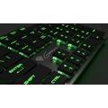 Plochá mechanická klávesnice Genesis Thor 420 RGB US, Content Slim Blue switch, software