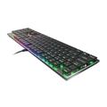 Plochá mechanická klávesnice Genesis Thor 420 RGB US, Content Slim Blue switch, software