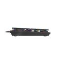 Plochá mechanická klávesnice Genesis Thor 420 RGB US, Content Slim Blue switch, software