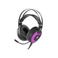 Herní stereo sluchátka Genesis NEON 600, RGB podsvícení, černé