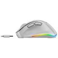 GENIUS Ergo 9000S Pro Pearl White/ duální Bluetooth + 2,4GHz/ 2400 dpi/ bezdrátová/ 6tlačítková/ tic