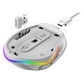 GENIUS Ergo 9000S Pro Pearl White/ duální Bluetooth + 2,4GHz/ 2400 dpi/ bezdrátová/ 6tlačítková/ tic