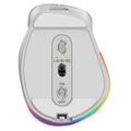 GENIUS Ergo 9000S Pro Light Blue/ duální Bluetooth + 2,4GHz/ 2400 dpi/ bezdrátová/ 6tlačítková/ tich